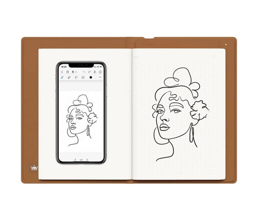 HUION Note 2-in-1 Digital Notebook Drawing Tablet With Battery-free Pen - GlitzyGizmo