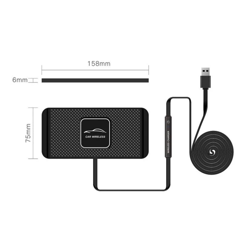 Anti-Slip Wireless Car Charger Pad