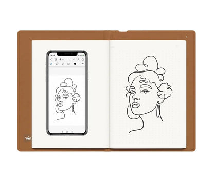 HUION Note 2-in-1 Digital Notebook Drawing Tablet With Battery-free Pen - GlitzyGizmo