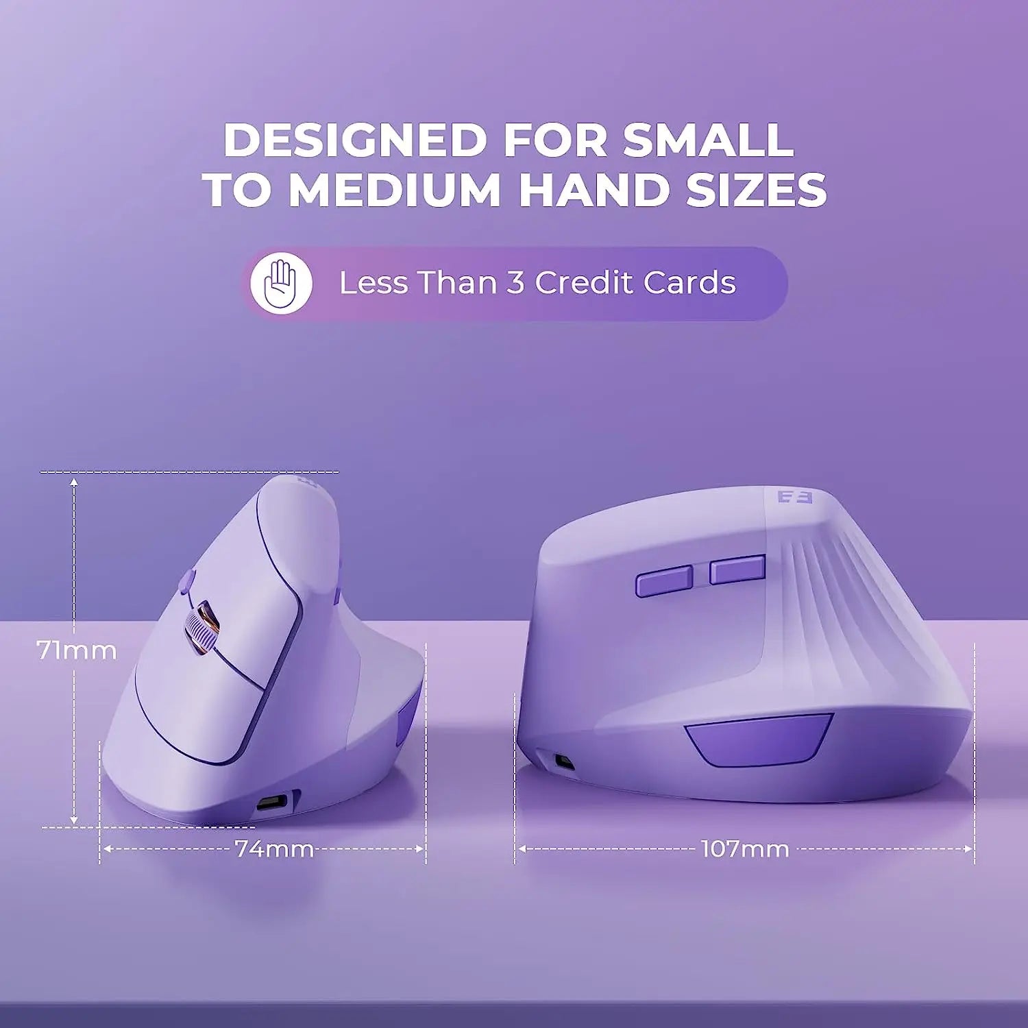 Seenda Lift Vertical Wireless Mouse