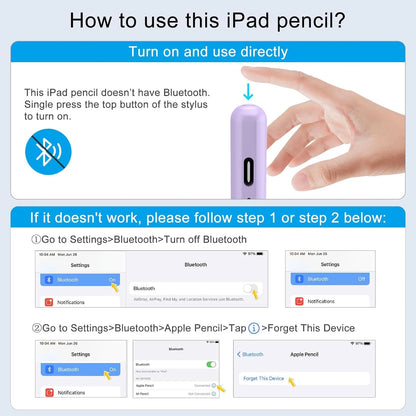 PrecisionPro Purple Stylus Pen for iPad