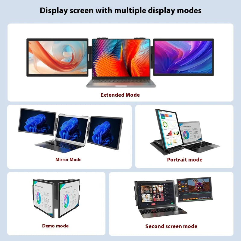 ProView 14" Dual-Screen Portable Monitors