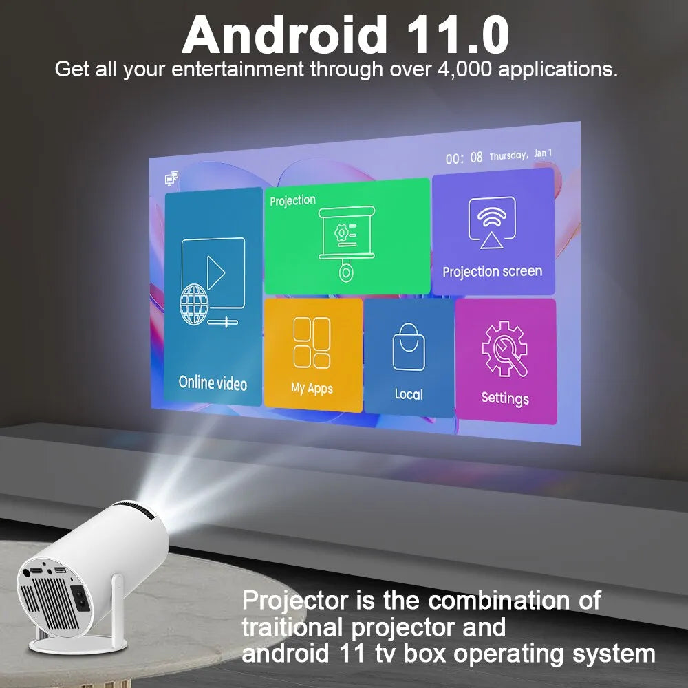 Portable Home Cinema Projector 