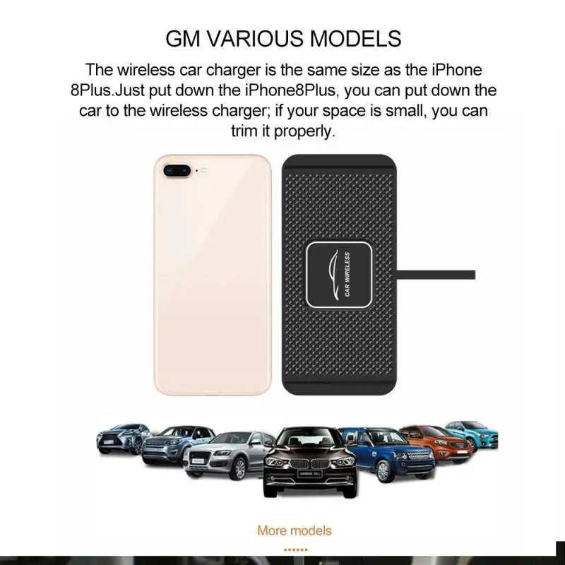 Anti-Slip Wireless Car Charger Pad